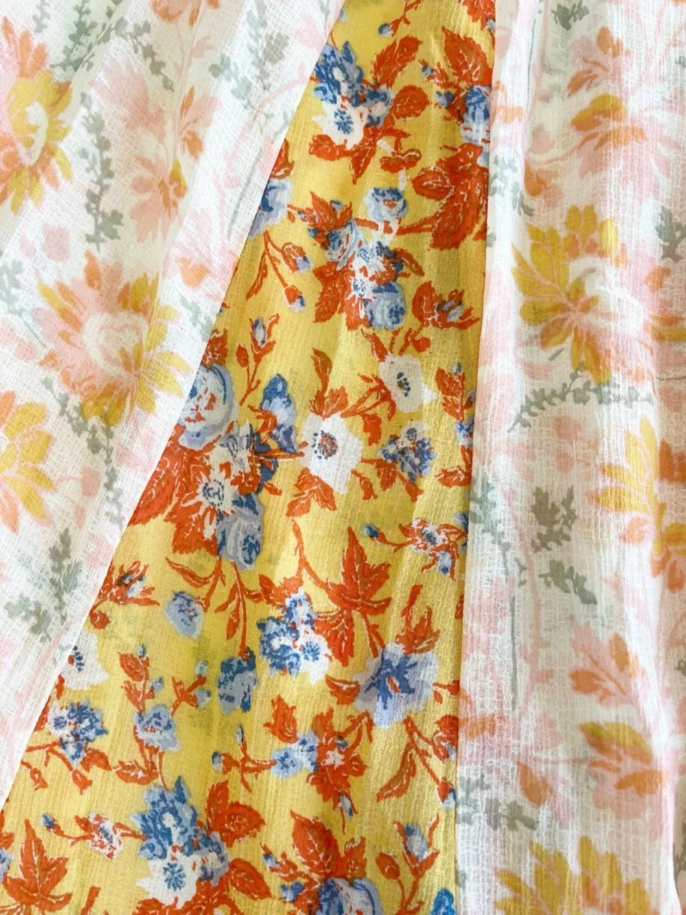 NWT Free People Dance With Me Floral Maxi Dress Smocked Boho Cottagecore S